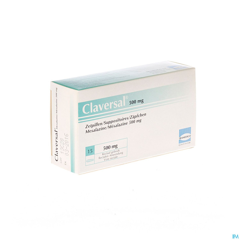 Claversal supp  15 x 500 mg