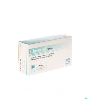 Claversal supp  15 x 500 mg