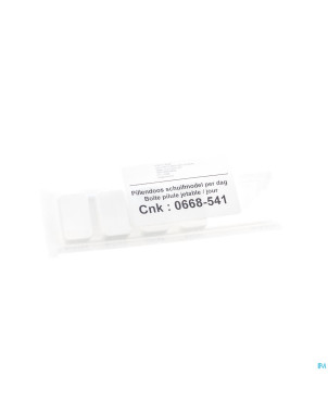 Boite pilules jour jetable    pontos