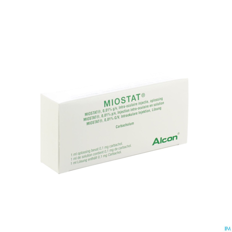 Miostat amp inj 12x1,5ml intraocul.