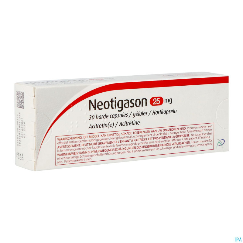 Neotigason caps  30x25mg