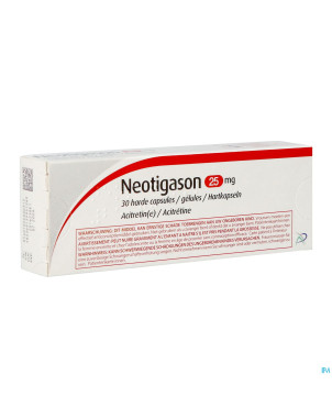 Neotigason caps  30x25mg