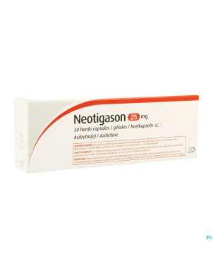 Neotigason caps  30x25mg
