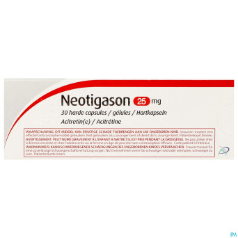 Neotigason caps  30x25mg