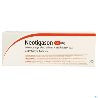 Neotigason caps  30x25mg