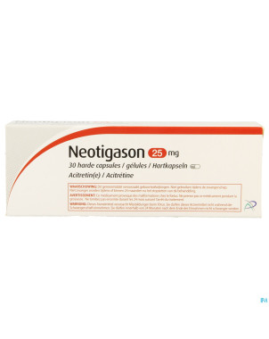 Neotigason caps  30x25mg