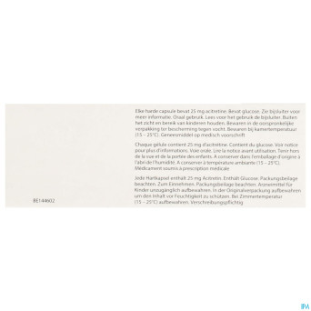 Neotigason caps  30x25mg