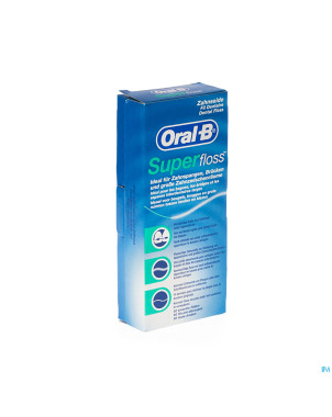 Oral b floss super floss mint waxed 50m