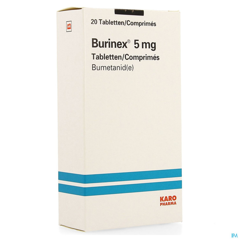 Burinex comp  20 x 5 mg