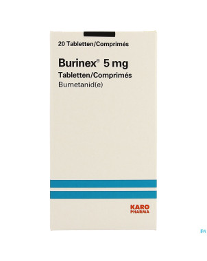 Burinex comp  20 x 5 mg