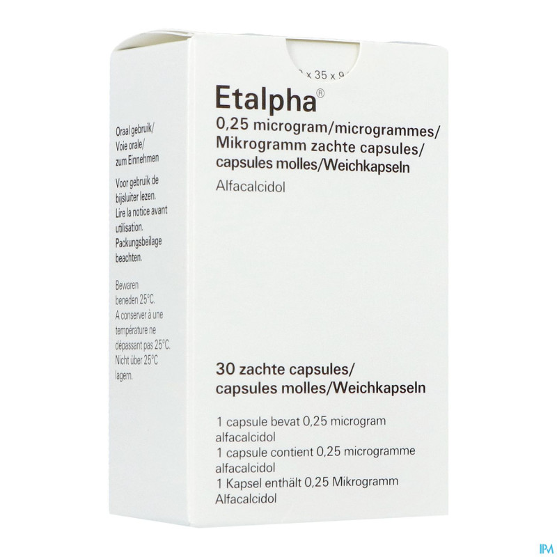 Etalpha caps  30 x 0,25mcg