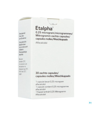 Etalpha caps  30 x 0,25mcg