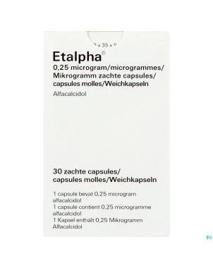 Etalpha caps  30 x 0,25mcg
