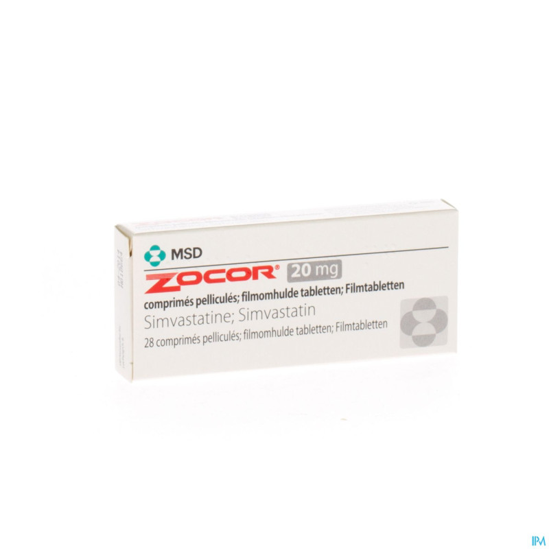 Zocor tabl  28 x 20 mg