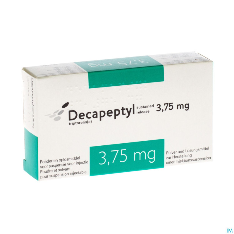 Decapeptyl sr  3,75mg fl lyo im sol