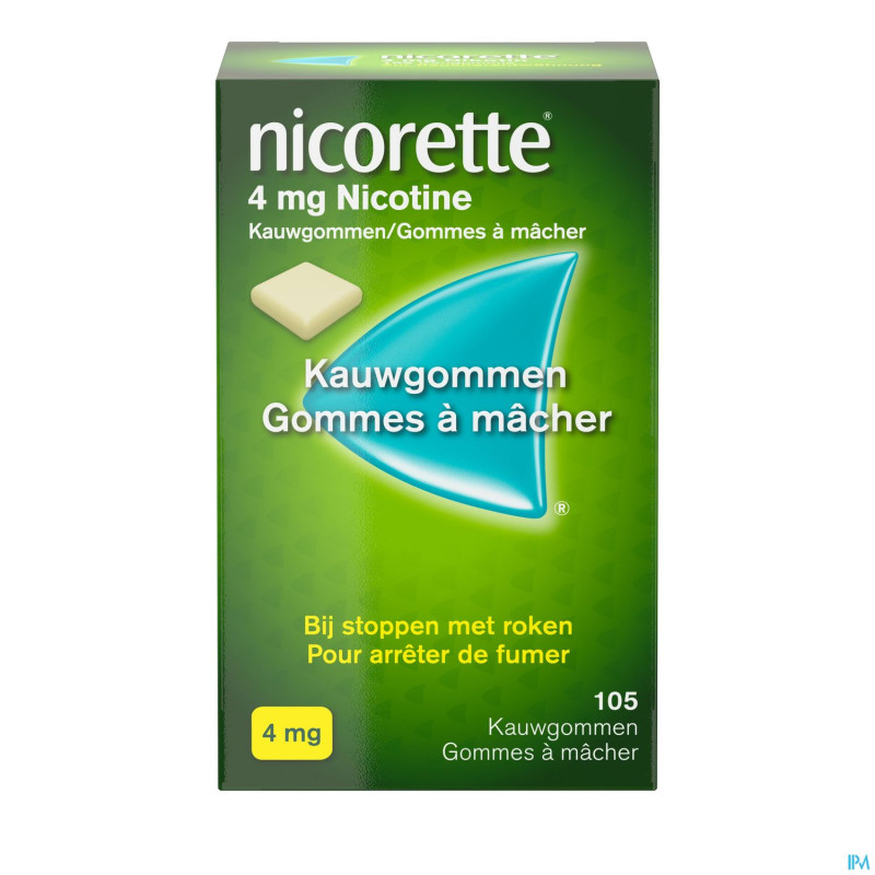 Nicorette gomme mach 105x4mg