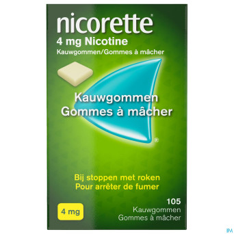 Nicorette gomme mach 105x4mg