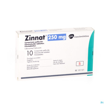 Zinnat 250 comp 10x250mg