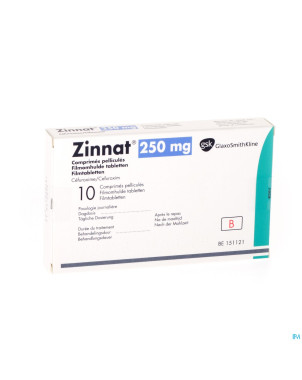Zinnat 250 comp 10x250mg