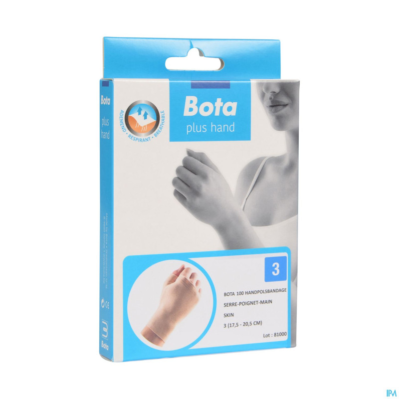 Bota serre-poignet-main+pouce 100 skin n3