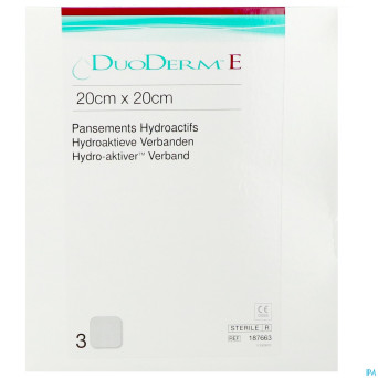 Duoderm e hydroact 3 20x20cm h 7663