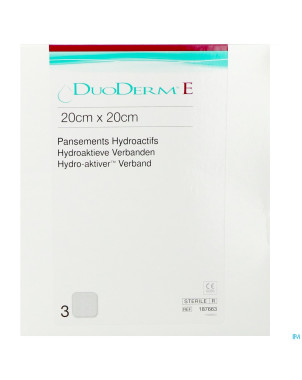 Duoderm e hydroact 3 20x20cm h 7663