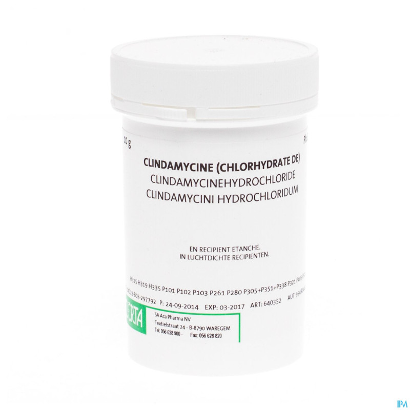 Clindamycine hcl ph.eur    10g aca
