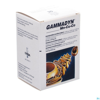 Gammadyn amp 30 x 2 ml mn-cu-co unda