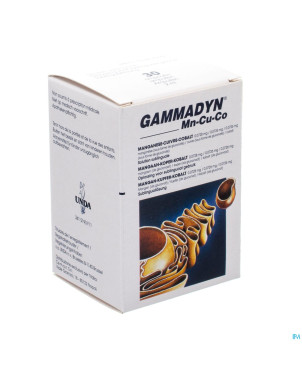 Gammadyn amp 30 x 2 ml mn-cu-co unda