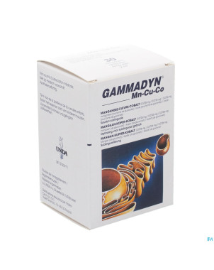 Gammadyn amp 30 x 2 ml mn-cu-co unda