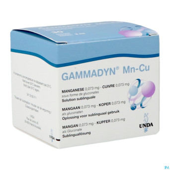 Gammadyn amp 30 x 2 ml mn-cu    unda