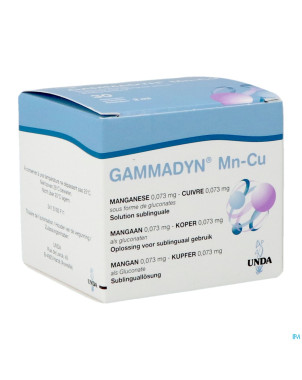 Gammadyn amp 30 x 2 ml mn-cu    unda