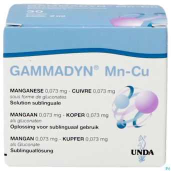Gammadyn amp 30 x 2 ml mn-cu    unda