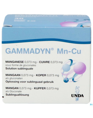 Gammadyn amp 30 x 2 ml mn-cu    unda