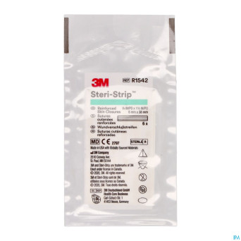 Steri-strip 3m ster   6,0mmx 38mm bte 1x 6 1542p-1
