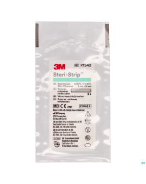 Steri-strip 3m ster   6,0mmx 38mm bte 1x 6 1542p-1
