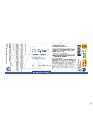 Cr zyme gtf biotics    comp 100