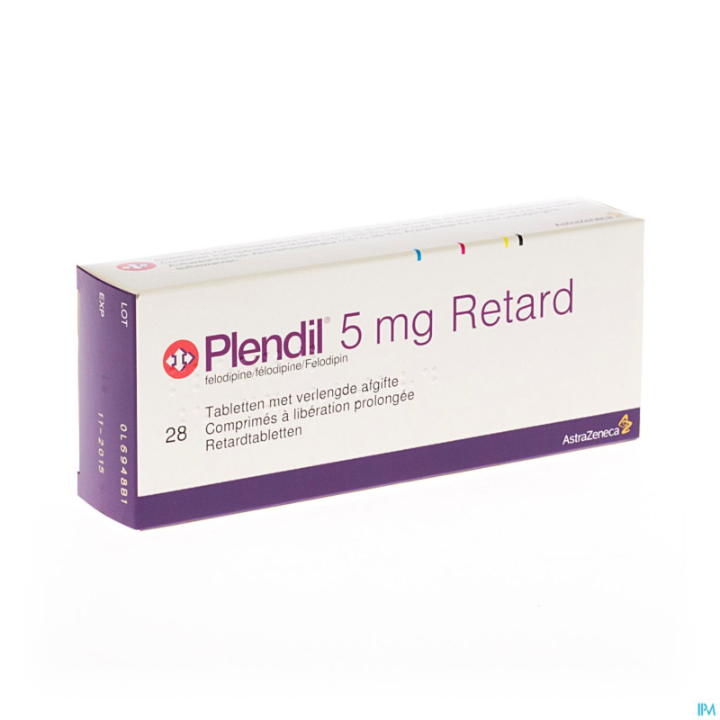 Plendil  5mg retard comp 28 x  5 mg