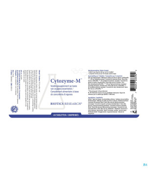 Cytozyme m biotics    comp  60
