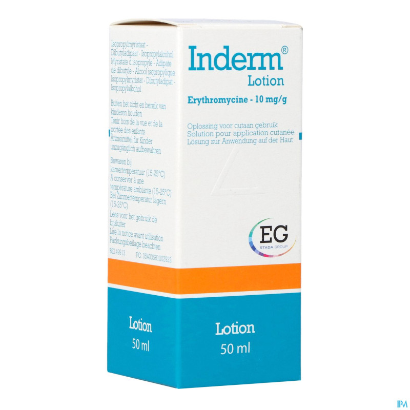 Inderm 10 mg/g sol derm  50 ml