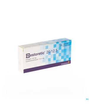 Zestoretic comp 28 x 20 mg/12,5 mg