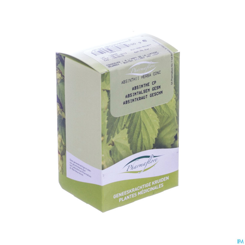 Absinthe herbe boite    100g pharmafl