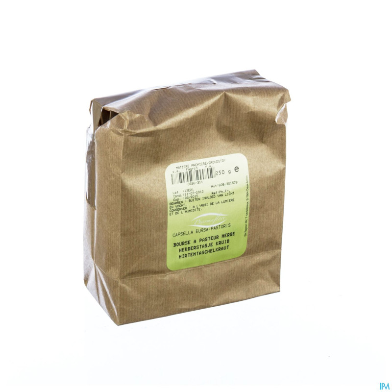 Bourse a pasteur herbe boite    250g pharmafl