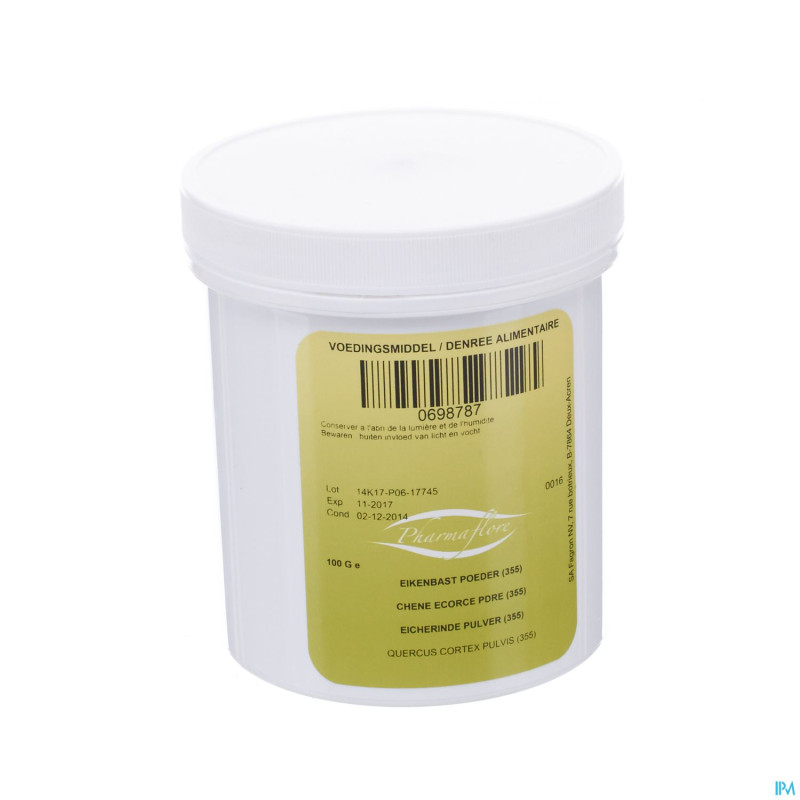 Chene ecorce poudre    100g pharmafl
