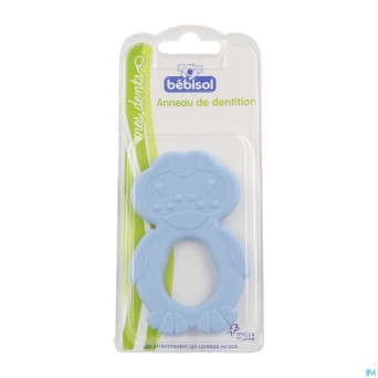 Bebisol anneau dentition bleu