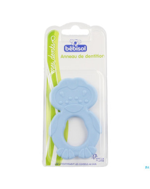 Bebisol anneau dentition bleu