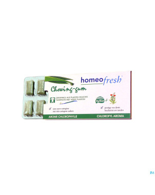 Homeofresh chew-gum bioactivum chloroph. ss  1x12