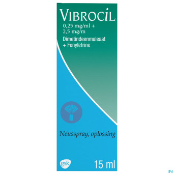 Vibrocil spray microdoseur 15 ml