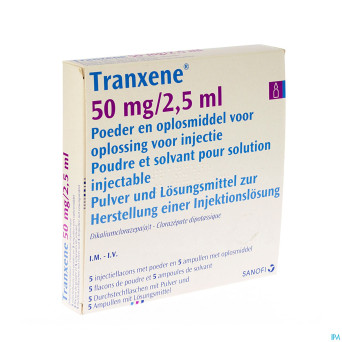 Tranxene amp. inj. 5 x  50 mg