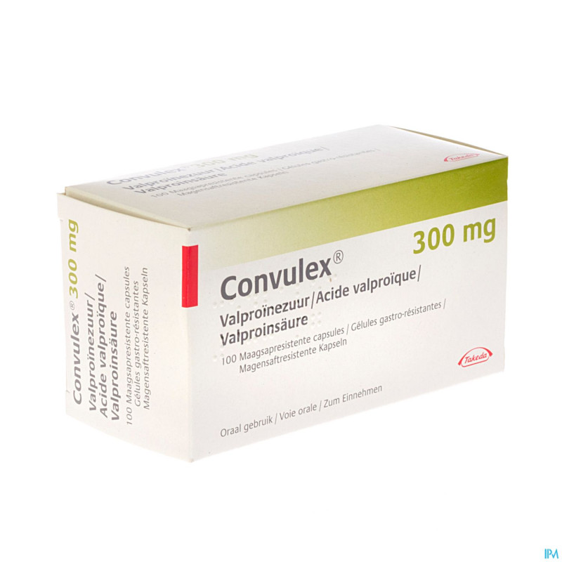 Convulex 300 lib.modifiee caps molles 100 x 300mg